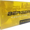 Berger Match Grade Ammunition 6.5 Creedmoor 140 Grain Hybrid Target Hollow Point Box of 20