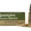 Remington Premier Match Ammunition 223 Remington 69 Grain Sierra Matchking Hollow Point Box of 20