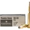 Federal Power-Shok Ammunition 30-30 Winchester 125 Grain Jacketed Hollow Point Box of 20