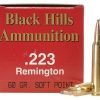 Black Hills Ammunition 223 Remington 60 Grain Soft Point Box of 50