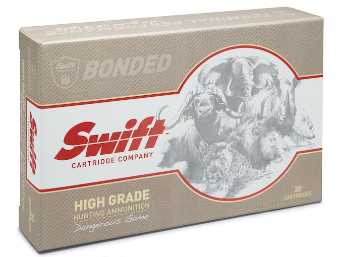 Swift High Grade Dangerous Game Hunting Ammunition 416 Remington Magnum 400 Grain Swift A-Frame Box of 20