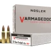 Nosler Varmageddon Ammunition 221 Remington Fireball 40 Grain Hollow Point Flat Base Box of 20