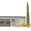 Federal Power-Shok Ammunition 303 British 180 Grain Speer Hot-Cor Soft Point Box of 20