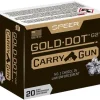 Speer Gold Dot Carry Gun Ammunition 45 ACP +P 200 Grain Gold Dot G2 Box of 20