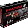 Winchester Power Max Bonded Ammunition 270 Winchester Short Magnum (WSM) 130 Grain Protected Hollow Point Box of 20
