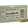 Sellier and Bellot Ammunition 6.8 Remington SPC 115 Grain Sierra MatchKing Hollow Point Boat Tail