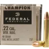 Federal Champion Target Ammunition 22 Winchester Magnum Rimfire (WMR) 40 Grain Full Metal Jacket