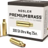 Nosler Custom Brass 300 Remington Short Action Ultra Magnum Box of 25