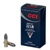 CCI Quiet Ammunition 22 Long Rifle Subsonic 40 Grain Lead Round Nose Box of 500 (10 Boxes of 50)- Blemished