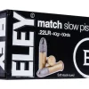 Eley Match Pistol Ammunition 22 Long Rifle 40 Grain Lead Round Nose
