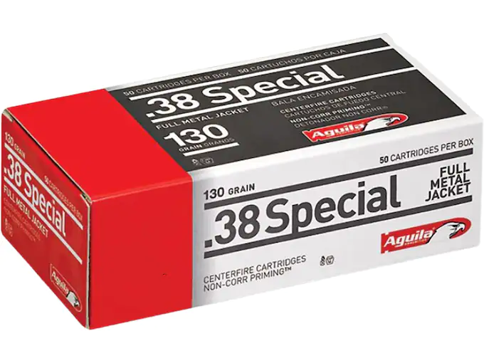 Aguila Ammunition 38 Special 130 Grain Full Metal Jacket