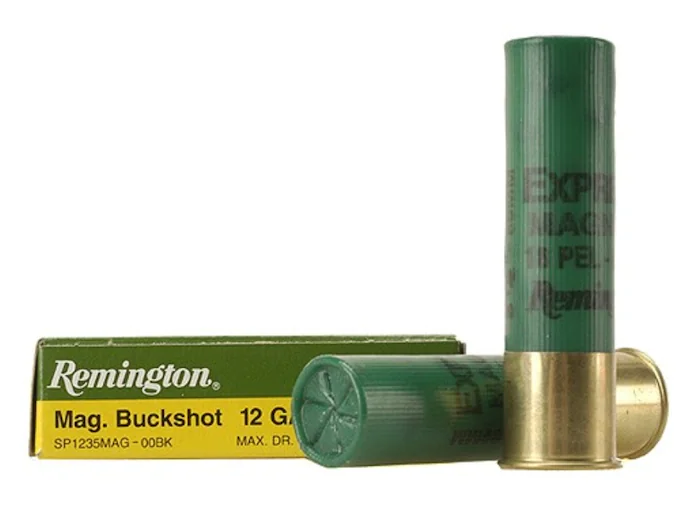 Remington Express Ammunition 12 Gauge 3-1/2" 00 Buckshot 18 Pellets Box of 5