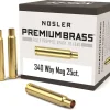 Nosler Custom Brass 340 Weatherby Magnum Box of 25
