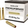 Nosler Custom Brass 22 Nosler Box of 100