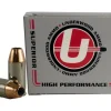 Underwood Ammunition 45 Super 185 Grain Jacketed Hollow Point Box of 20