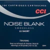 CCI Noise Blanks Ammunition 22 Short Box of 100
