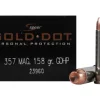 Speer Gold Dot Ammunition 357 Magnum 158 Grain Jacketed Hollow Point