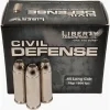 Liberty Civil Defense Ammunition 45 Colt (Long Colt) 78 Grain Fragmenting Hollow Point Lead-Free Box of 20