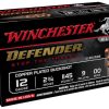 Winchester Defender Ammunition 12 Gauge 2-3/4