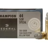 Federal Champion Target Ammunition 44 Special 200 Grain Lead Semi-Wadcutter Hollow Point Box of 20