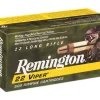 Remington Viper Hyper Velocity Ammunition 22 Long Rifle 36 Grain Plated Truncated Cone