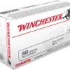 Winchester USA Ammunition 38 Special 150 Grain Lead Round Nose