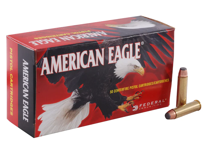 Federal American Eagle Ammunition 327 Federal Magnum 100 Grain Jacketed Soft Point Box of 50