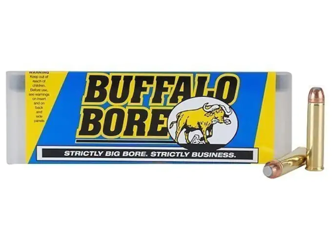 Buffalo Bore Ammunition 460 S&W Magnum 300 Grain Jacketed Flat Nose Box of 20