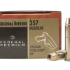 Federal Premium Personal Defense Ammunition 357 Magnum 158 Grain Hydra-Shok Jacketed Hollow Point Box of 20