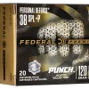 Federal Personal Defense Punch Ammunition 38 Special +P 120 Grain Jacketed Hollow Point Box of 20