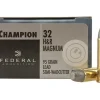 Federal Champion Target Ammunition 32 H&R Magnum 95 Grain Lead Semi-Wadcutter Box of 20