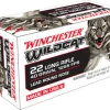 Winchester Wildcat Ammunition 22 Long Rifle 40 Grain Lead Round Nose Box of 50