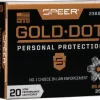Speer Gold Dot Ammunition 25 ACP 35 Grain Jacketed Hollow Point Box of 20