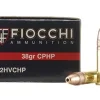 Fiocchi Ammunition 22 Long Rifle 38 Grain Plated Lead Hollow Point
