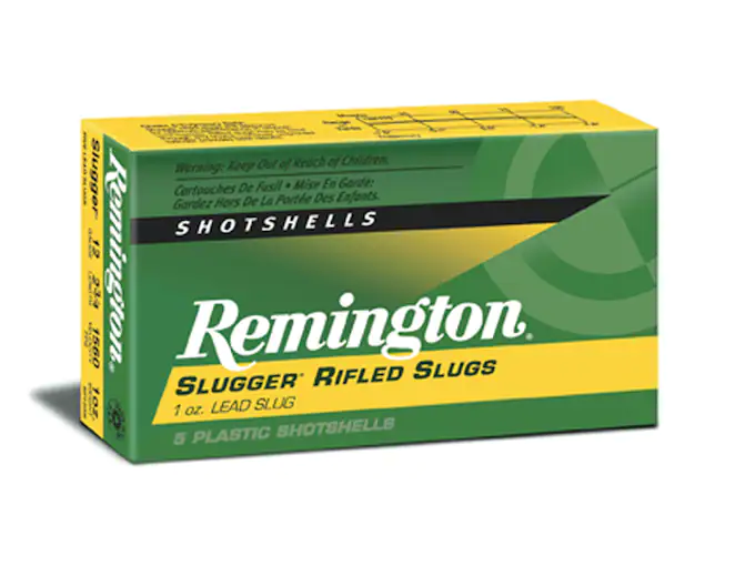 Remington Slugger Ammunition 12 Gauge 2-3/4" 1 oz Rifled Slug Box of 5