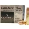 Federal Game-Shok Ammunition 22 Long Rifle High Velocity 40 Grain Plated Lead Round Nose