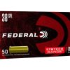 Federal Syntech Range Ammunition 38 Special 148 Grain Total Synthetic Jacket Wadcutter
