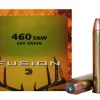 Federal Fusion Ammunition 460 S&W Magnum 260 Grain Bonded Jacketed Hollow Point Box of 20