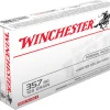 Winchester USA Ammunition 357 Sig 125 Grain Jacketed Hollow Point Box of 50