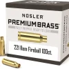 Nosler Custom Brass 221 Remington Fireball Box of 100