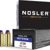 Nosler Defense Ammunition 40 S&W 200 Grain Bonded Tipped Box of 20