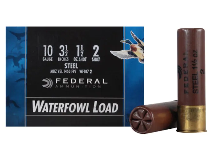 Federal Speed-Shok Ammunition 10 Gauge 3-1/2" 1-1/2 oz Non-Toxic Steel Shot