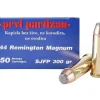 Prvi Partizan Ammunition 44 Remington Magnum 300 Grain Semi-Jacketed Soft Point Box of 50