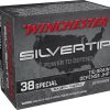 Winchester Silvertip Defense Ammunition 38 Special 110 Grain Jacketed Hollow Point Box of 20