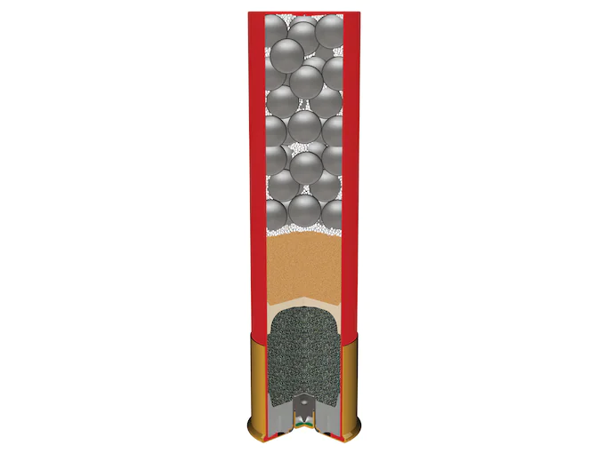 Winchester Super-X Ammunition 12 Gauge 2-3/4" Buffered #4 Buckshot 27 Pellets Box of 5 - Image 2