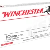 Winchester USA Ammunition 10mm Auto 180 Grain Full Metal Jacket