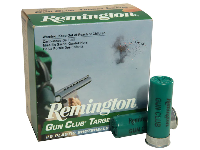 Remington Gun Club Target Ammunition 12 Gauge 2-3/4" 1-1/8 oz #8 Shot