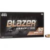 Blazer Brass Ammunition 357 Magnum 158 Grain Jacketed Hollow Point Box of 50