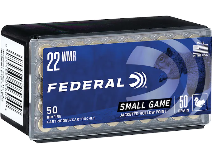 The Federal Game-Shok Rimfire selection covers just about everything you can think of. Federal offers copper-plated solids and hollow points as well as bird shot, and all of them carry the reliability for which Federal ammunition is known. This ammunition is new production and non-corrosive.