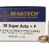 Magtech Ammunition 38 Super +P 130 Grain Full Metal Jacket
